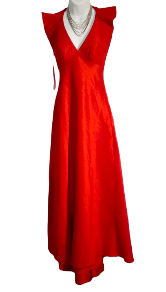 Dave & Johnny cocktail sleeveless woman maxi dress